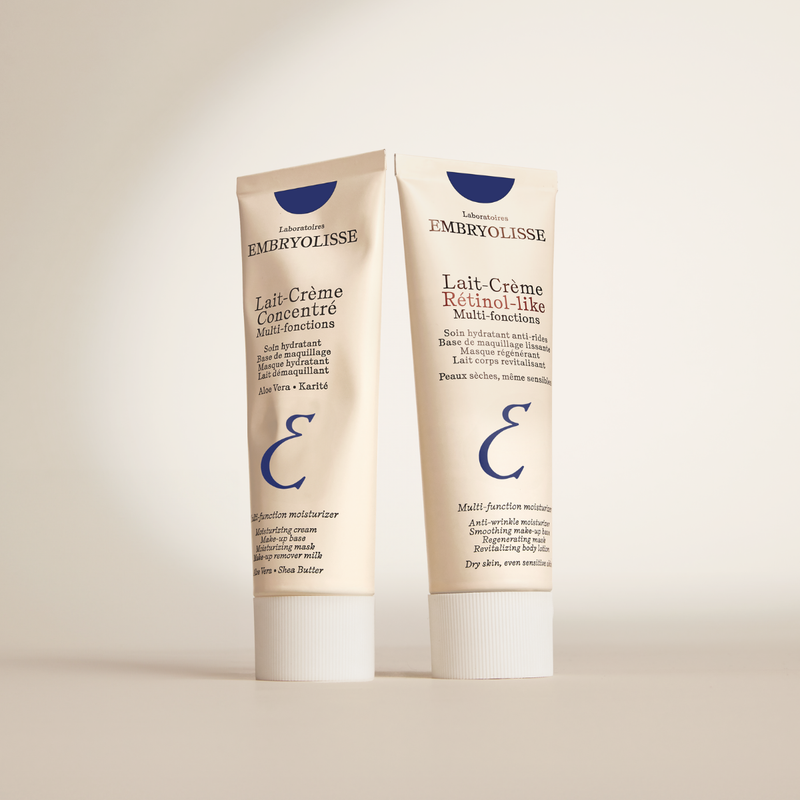 Dúo de la Lait-Crème Rétinol-like y la Lait-Crème Concentré